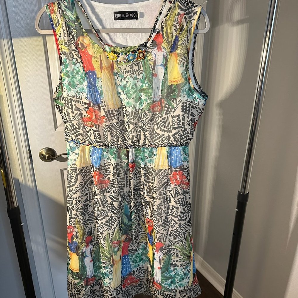 Asian Style Dress - Size UK XXL